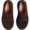Suede Lace Up Shoes, Brown - Lace-Ups - 1 - thumbnail