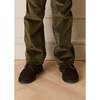 Suede Lace Up Shoes, Brown - Lace-Ups - 2