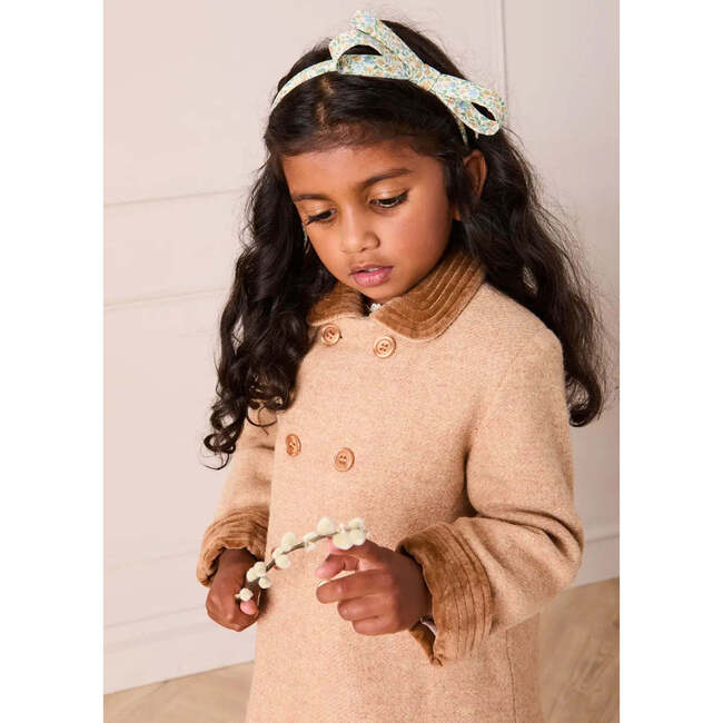 Traditional Double Breasted Coat, Camel - Coats - 3