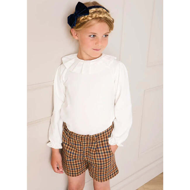 Vincent Check Shorts, Brown - Shorts - 5