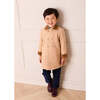 Traditional Double Breasted Coat, Camel - Coats - 4 - thumbnail