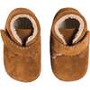 Suede Fleece Lined Booties, Camel - Booties - 1 - thumbnail