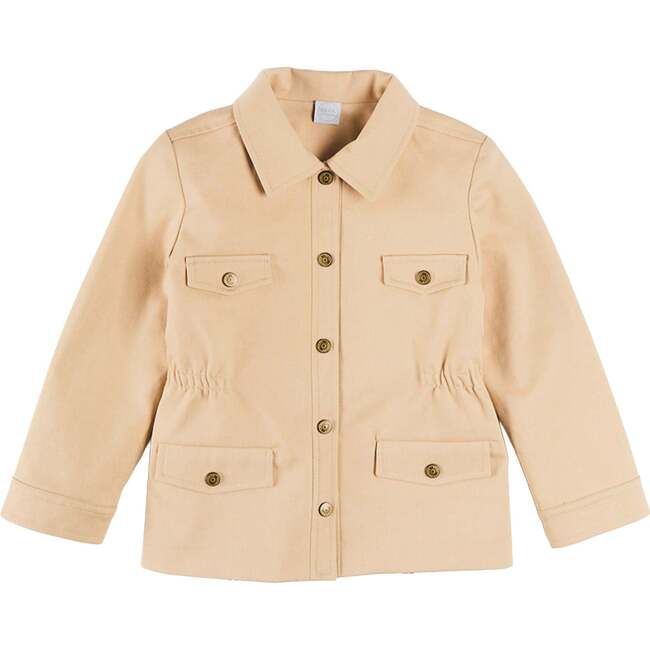 Safari Jacket With Pockets, Beige