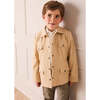 Safari Jacket With Pockets, Beige - Coats - 2