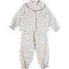 Rebecca Floral Scallop Edge Pajamas, Red - Pajamas - 1 - thumbnail