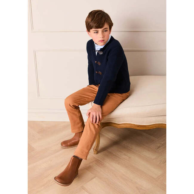 Plain Pocket Detail Trousers, Camel - Pants - 2