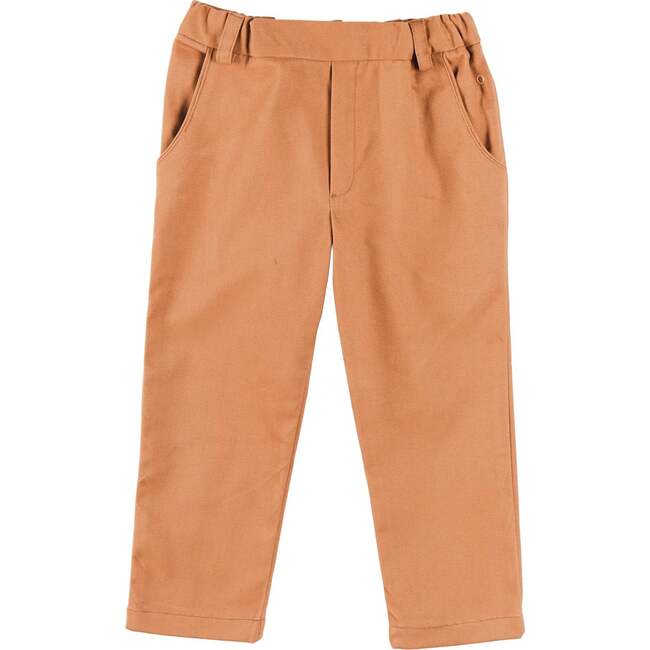Plain Chino Trousers, Camel
