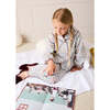 Rebecca Floral Scallop Edge Pajamas, Red - Pajamas - 3