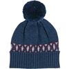 Fair Isle Knitted Pom Pom Hat, Navy - Winter Hats - 1 - thumbnail