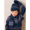 Fair Isle Jacquard Jumper, Navy - Sweaters - 3