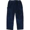 Corduroy Chino Trousers, Navy - Pants - 1 - thumbnail