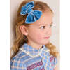 Denby Check Hand Smocked Double Breasted Short Sleeve Dress, Blue - Dresses - 4