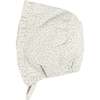 Betsy Floral Ruffle Detail Bonnet, Blue - Hats - 1 - thumbnail