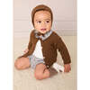 Cadogan Houndstooth Button Detail Bloomers, Camel - Bloomers - 3