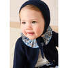 Beatrice Floral Ruffle Collar Long Sleeve Bodysuit, White - Onesies - 2