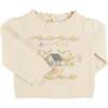 Alpaca Wool Cottage Cross Stitch Embroidered Jumper, Cream - Sweaters - 1 - thumbnail