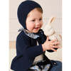Beatrice Floral Ruffle Collar Long Sleeve Bodysuit, White - Onesies - 4