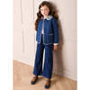 Beatrice Floral Reversible Quilted Jacket, Blue - Coats - 4