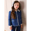 Beatrice Floral Reversible Quilted Jacket, Blue - Coats - 5