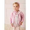 Adelaide Floral Hand Smocked Hand Smocked Romper, Pink - Rompers - 3