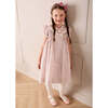 Adelaide Floral Double Breasted Embroidered Long Sleeve Dress, Pink - Dresses - 2