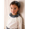 Lydia Floral Detail Long Sleeve Top, Off White - Blouses - 4