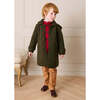 Double Faced Wool Toggle Fastening Duffle Coat, Green - Coats - 4
