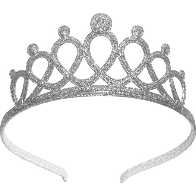 Silver Tiara Headband, Silver
