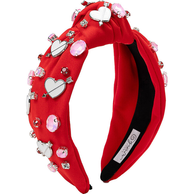 Valentine's Day Gemstone Headband, Red