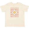 Mini Daisy Short Sleeve T-Shirt, Natural - T-Shirts - 1 - thumbnail