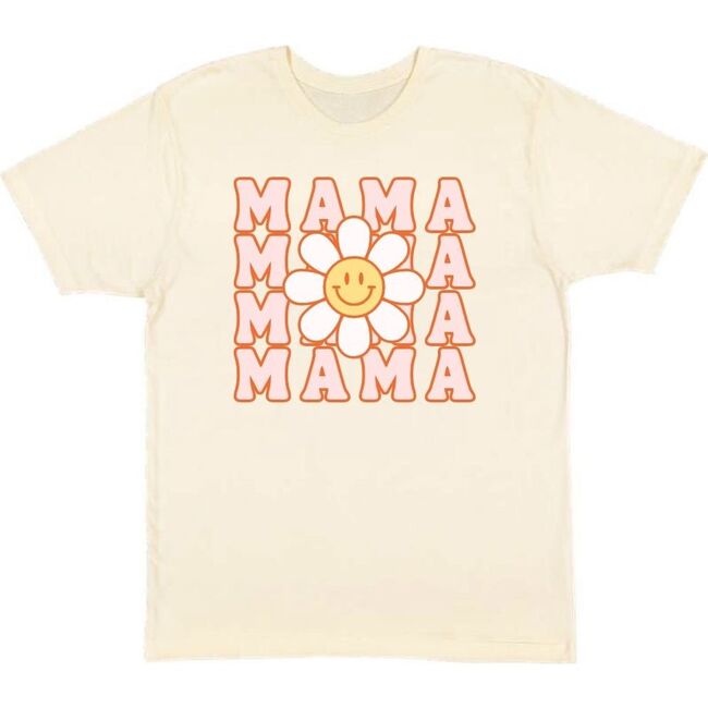 Mama Daisy Adult Short Sleeve T-Shirt, Natural - T-Shirts - 1