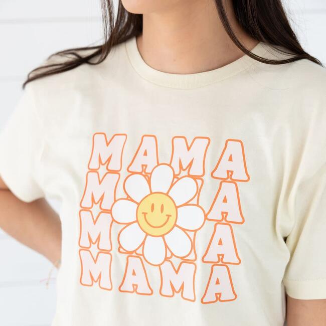 Mama Daisy Adult Short Sleeve T-Shirt, Natural - T-Shirts - 3