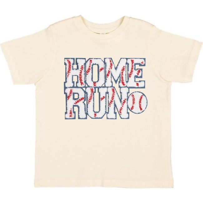 Home Run Patch Short Sleeve T-Shirt, Natural