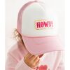 Howdy Patch Trucker Hat, Pink - Hats - 3 - thumbnail
