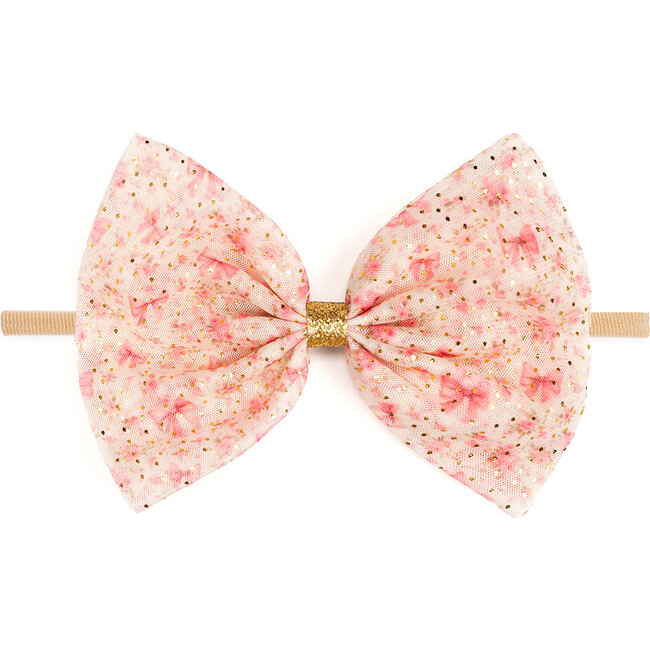 Ditsy Floral Tulle Bow Baby Headband, Multi