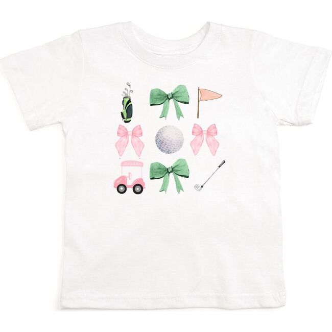 Coquette Golf Girl Short Sleeve T-Shirt, White
