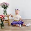 Daddy's Girl Short Sleeve Bodysuit, Natural - Onesies - 2