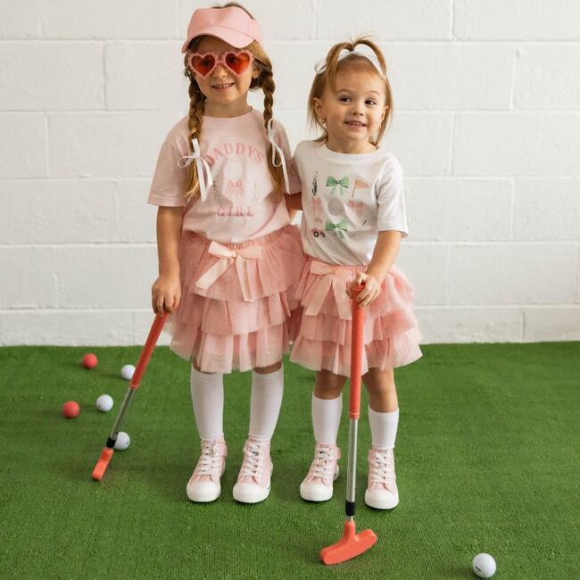 Daddy's Golf Girl Short Sleeve T-Shirt, Ballet - T-Shirts - 4