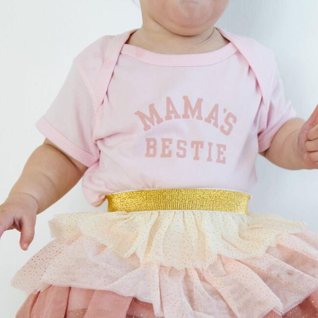 Mama's Bestie Short Sleeve Bodysuit, Ballet - Onesies - 3