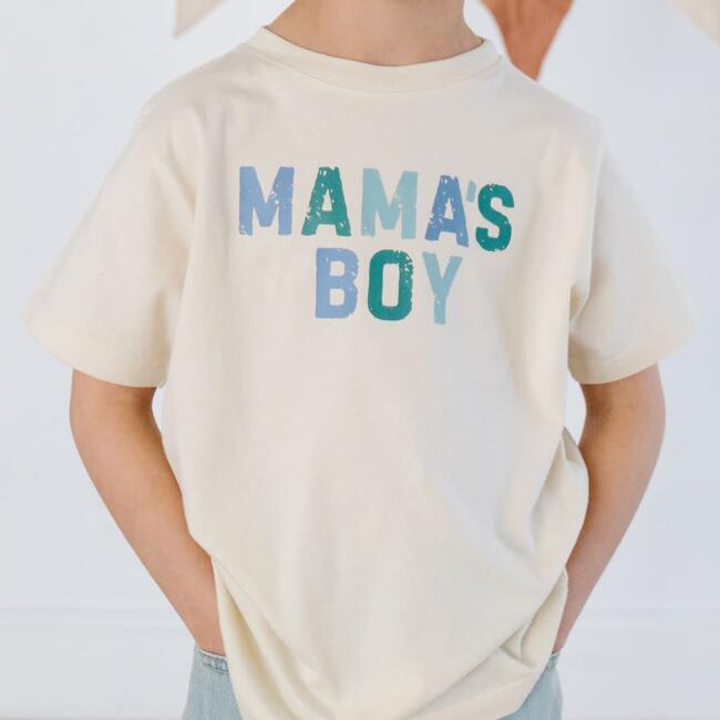 Mama's Boy Multi Short Sleeve T-Shirt, Natural - T-Shirts - 3