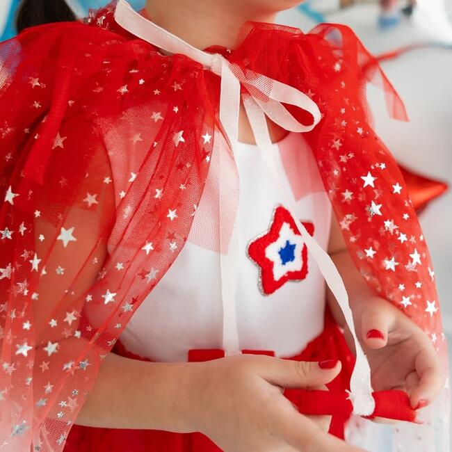 Bomb Pop Cape, Multi - Costume Accessories - 3