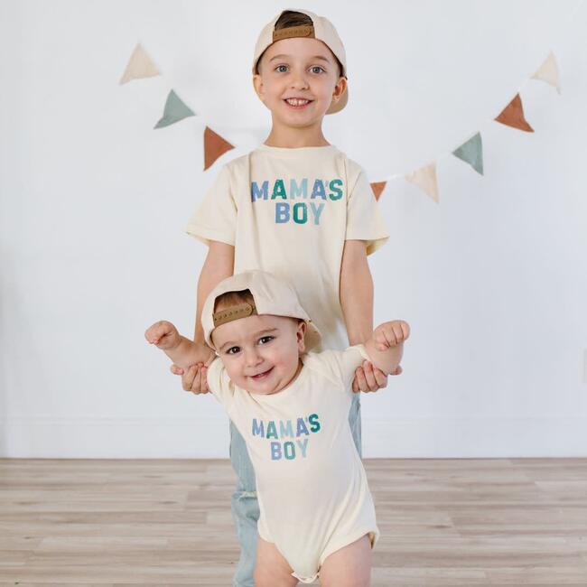 Mama's Boy Multi Short Sleeve T-Shirt, Natural - T-Shirts - 4