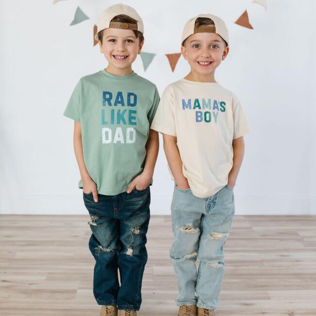 Mama's Boy Multi Short Sleeve T-Shirt, Natural - T-Shirts - 5