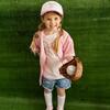 Baseball Bow Short Sleeve T-Shirt, Ballet - T-Shirts - 2