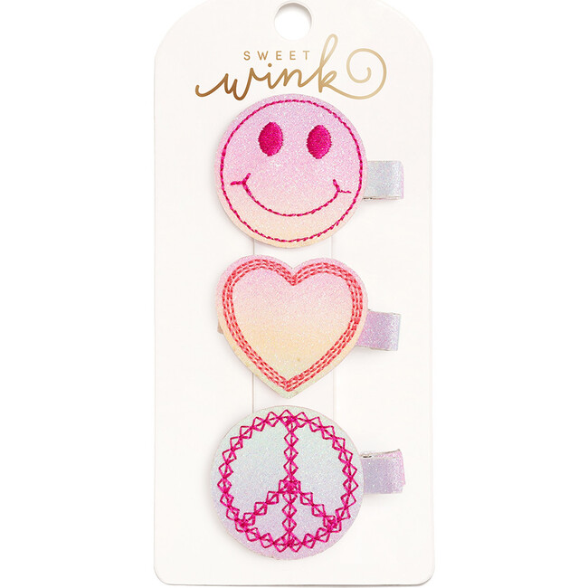 Tie Dye Clip Set, Multi