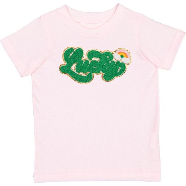 Lucky Rainbow Patch St. Patrick's Day Short Sleeve T-Shirt, Ballet