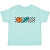 Happy Skater Dude Short Sleeve T-Shirt, Aqua - T-Shirts - 1 - thumbnail