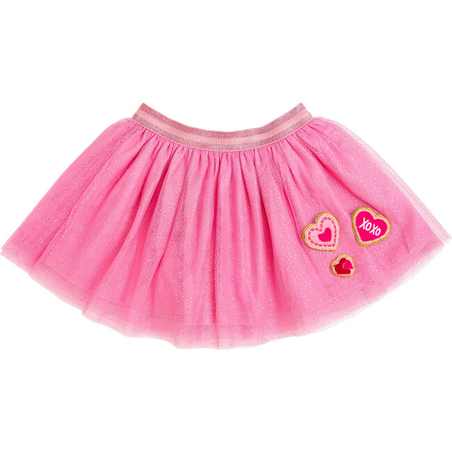 Heart Patch Tutu, Raspberry