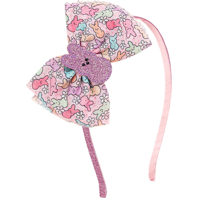 Easter Peeps Tulle Bow Headband, Multi