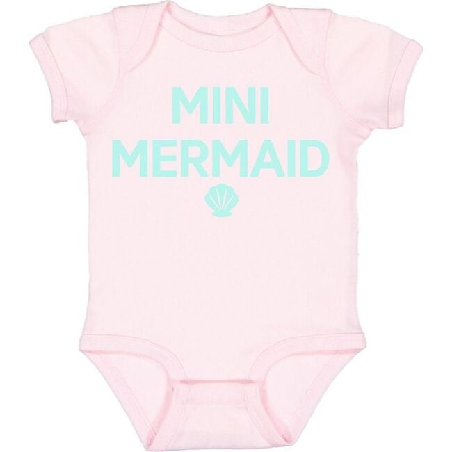 Mini Mermaid Short Sleeve Bodysuit, Ballet - Onesies - 1